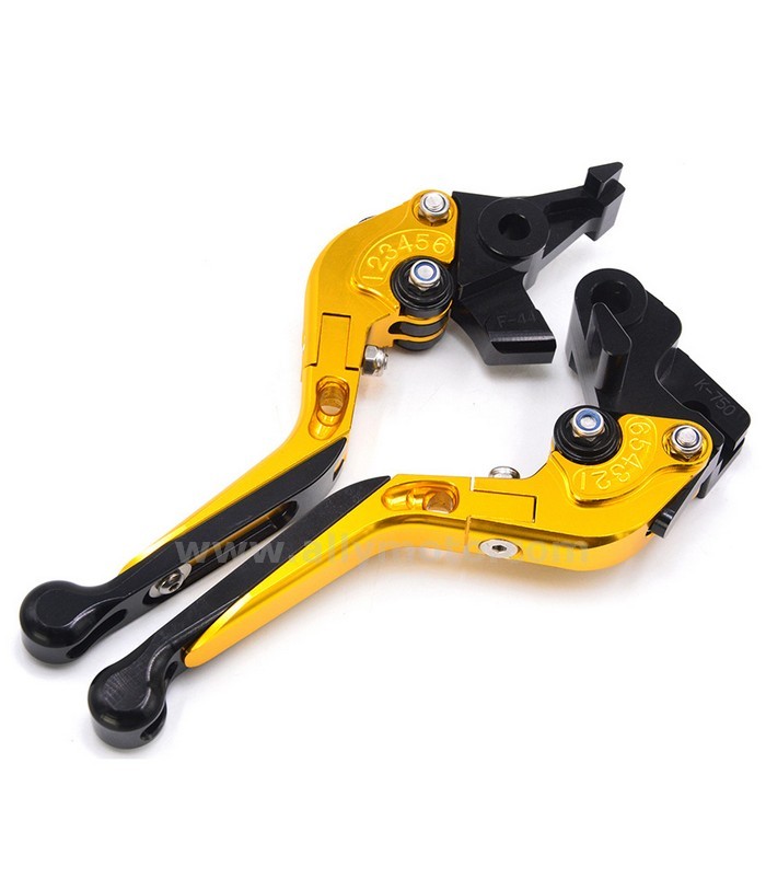 051 Aluminum Folding Brake Clutch Levers For Yamaha T MAX 500 2001 to 2007-5